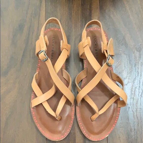 Lucky Brand tan sandals - Picture 1 of 3
